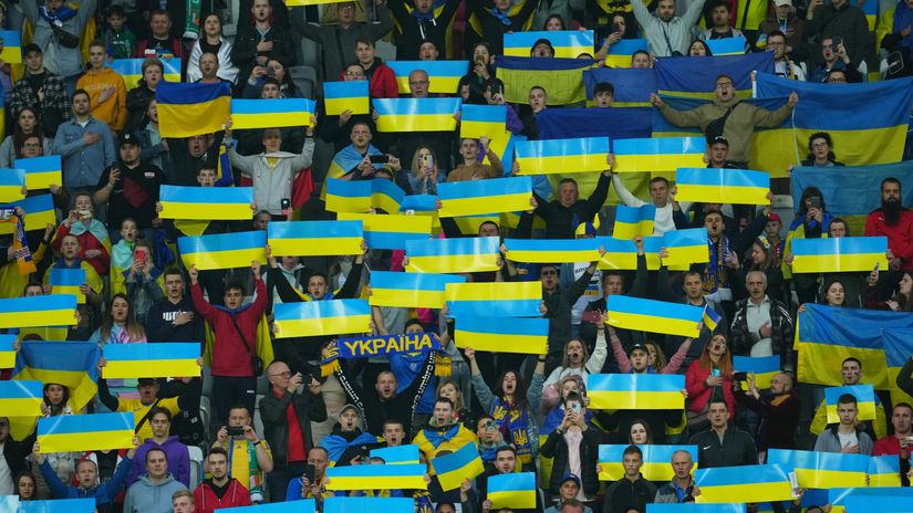 Ukrajinski navijači (©Reuters)