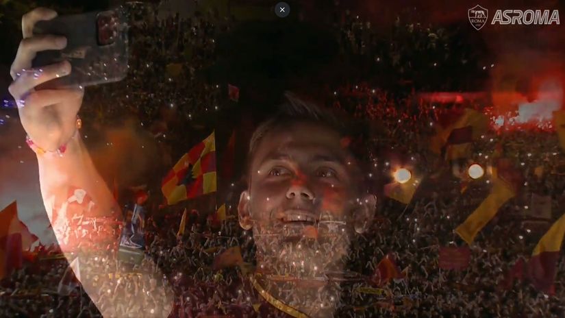 Dibala u grotlu Rima: Nezapamćen doček jednog igrača u Italiji (VIDEO)