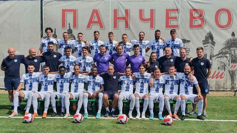 FK Zeleznicar Pancevo Football Team from Serbia