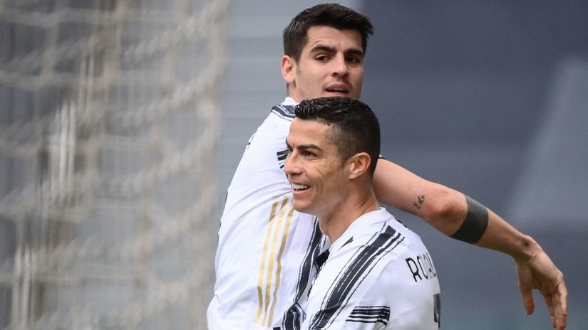 Morata i Ronaldo iz perioda u Juventusu (Foto: AFP)