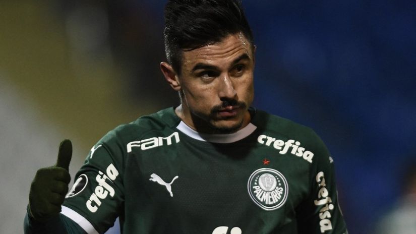 Rikardo Gular u dresu Palmeirasa (Foto: AFP)
