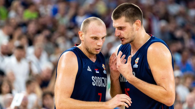 Dejan Davidovac i Nikola Jokić (©MN Press)