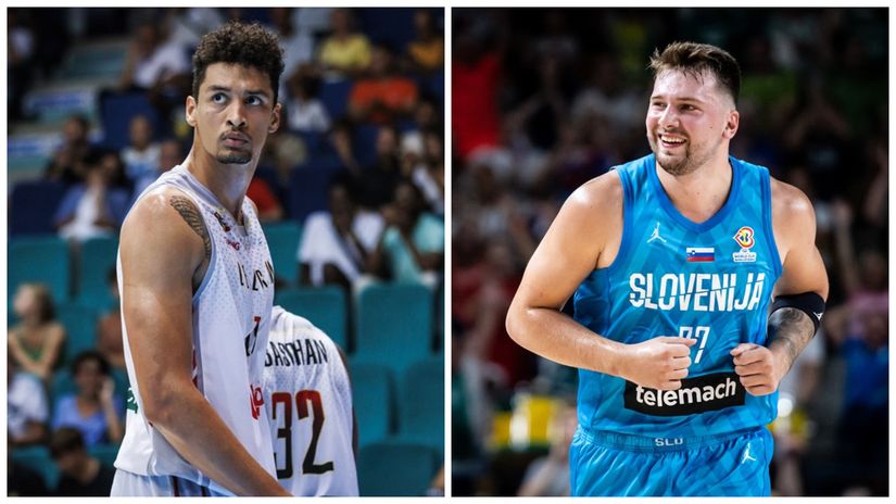 Ismael Bako i Luka Dončić (Foto: fiba.basketball)