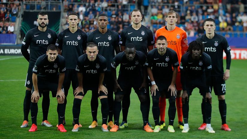 Starteri protiv Slovackog (© FK Partizan)