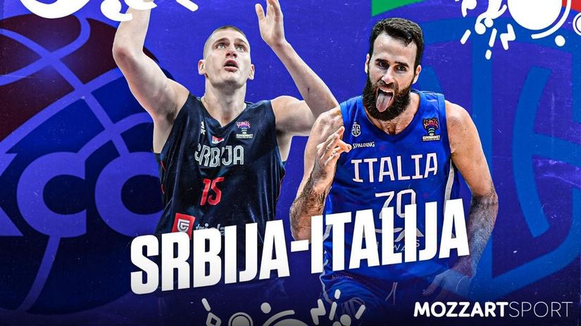 UŽIVO: Srbija - Italija, Kalinić i Jokić trojkama otvaraju drugo poluvreme