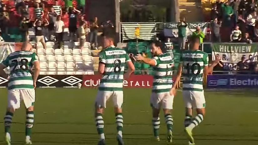 Fudbaleri Šamroka (©YouTube/Shamrock Rovers TV)