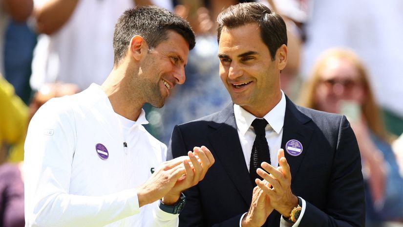 Đoković i Federer (©Reuters)