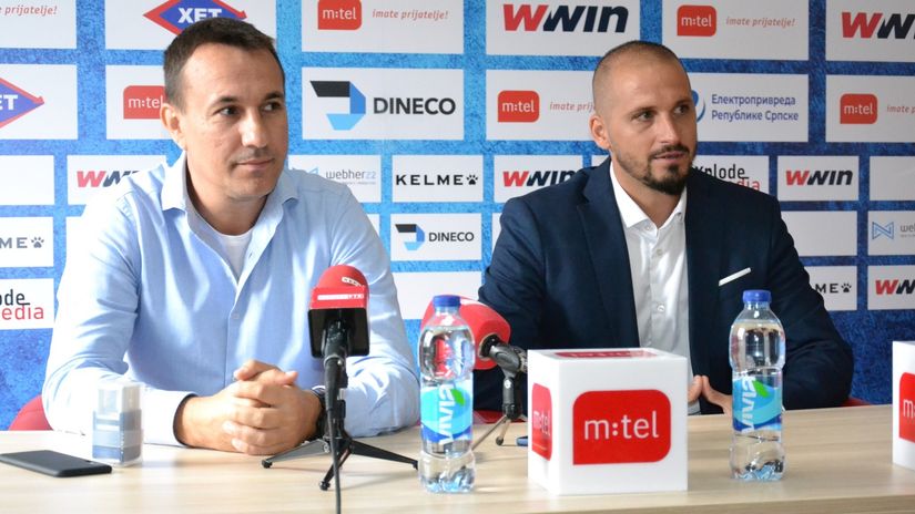 Rajko Mičeta i Marko Maksimović (©Facebook/FK Leotar Trebinje)