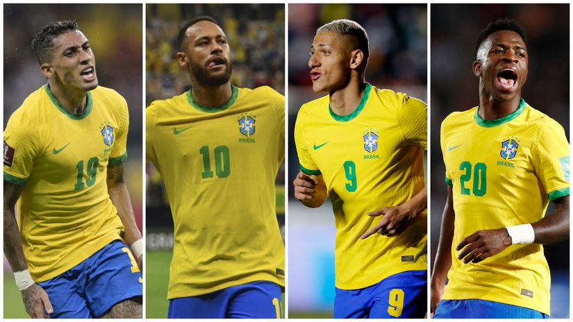Tite sklapa paklenu navalu za Katar: Napadački kvartet Brazila već učestvovao u 34 gola ove sezone