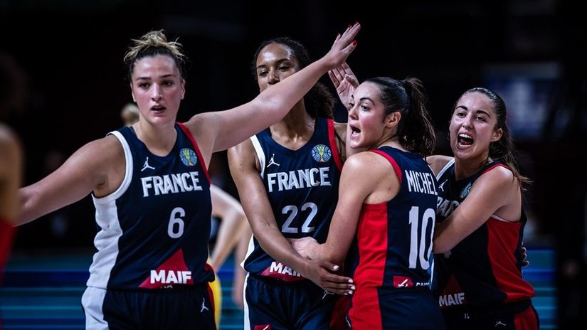 Košarkašice Francuske (©FIBA basketball)