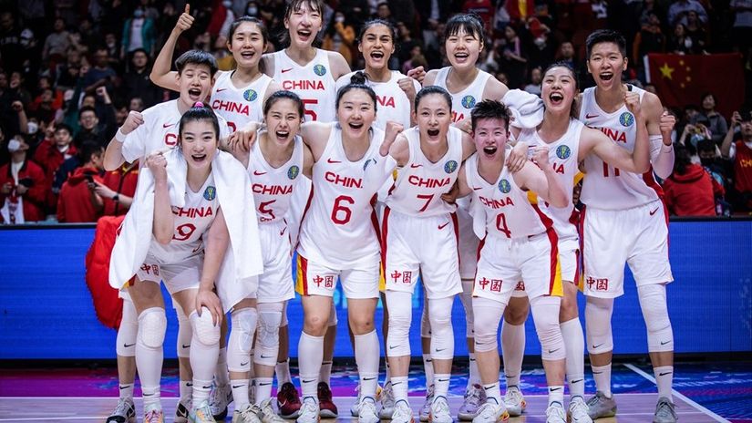 Košarkašice Kine (© FIBA)