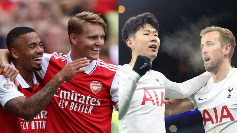 Gabrijel Žezus, Martin Edegor, Heung Min Son i Hari Kejn (©Reuters)