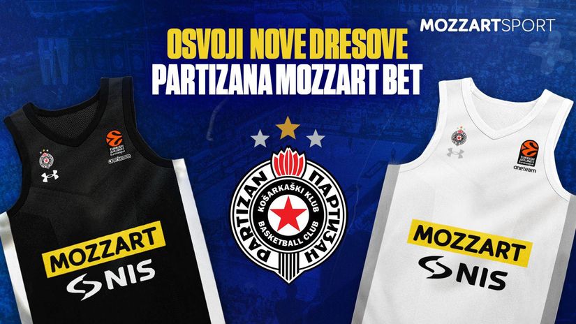 Osvoji dres Partizan Mozzart Beta