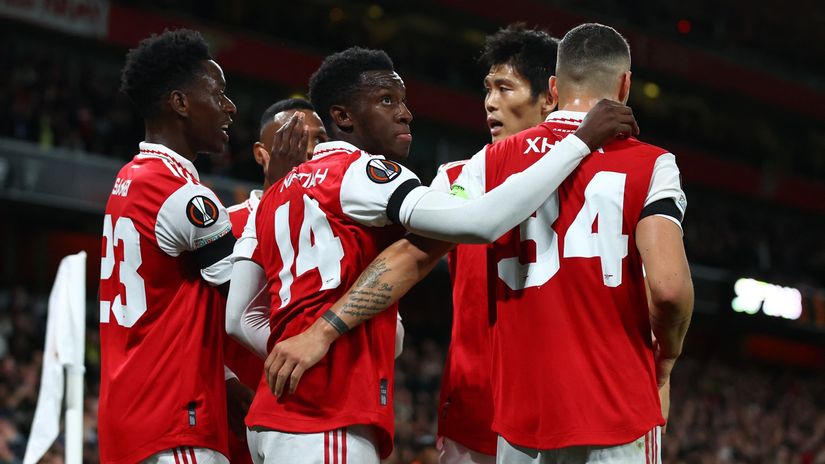 Radost Arsenalovih fudbalera (Reuters)