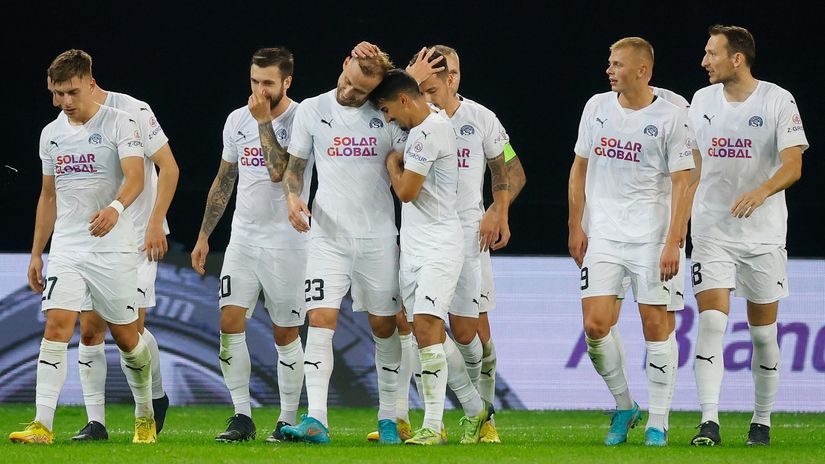 Radost fudbalera Slovackog (Reuters)