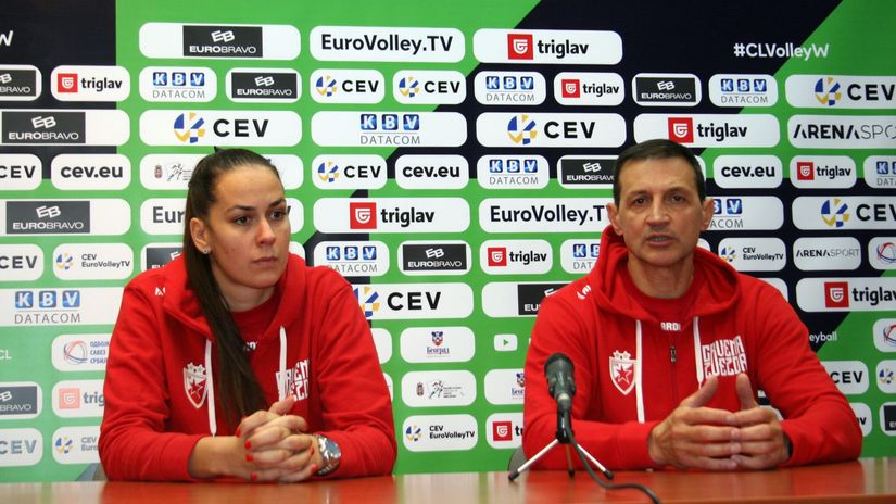 Ana Živojinović i Ratko Pavličević (©Crvena zvezda)