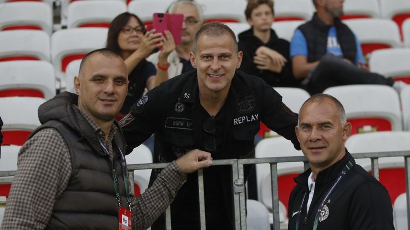 Ranković, Kralj i Nađ (© FK Partizan)
