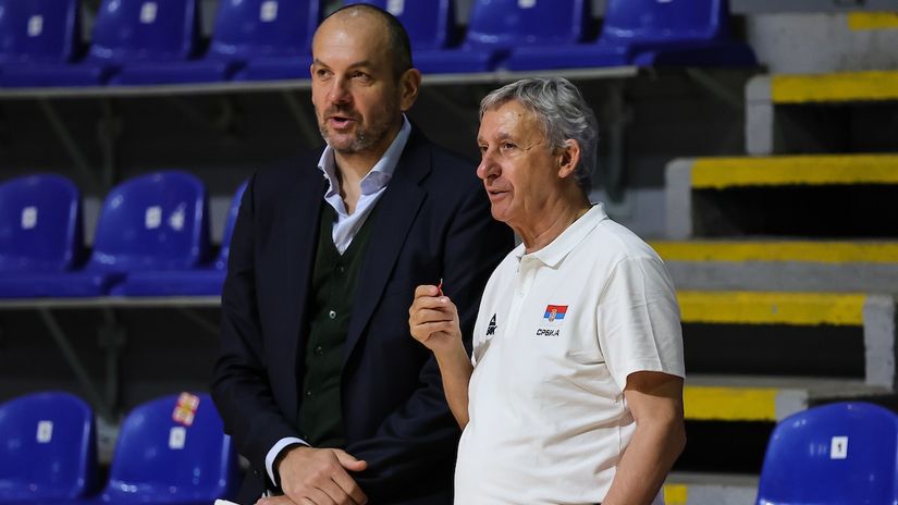 Dragan Tarlać i Svetislav Pešić (©Starsport)