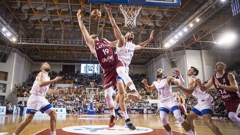 Detalj sa utakmice u Heraklionu (©FIBA Basketball)