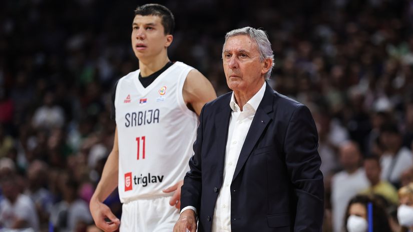 Svetislav Pešić i Vladimir Lučić (©Star Sport)