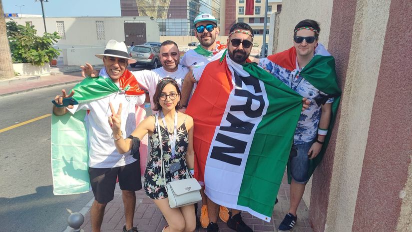 Iranski navijači na ulicama Dohe