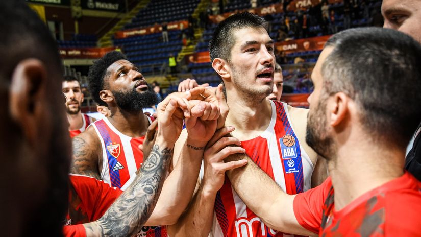 Košarkaši Crvene zvezde (Foto: ABA League/Dragana Stjepanovic)