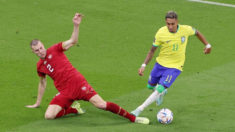Detalj sa meča Brazil – Srbija (© Reuters)