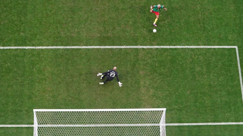 Treći gol Kameruna (©Reuters)
