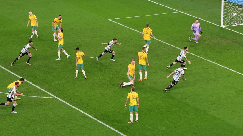 Mesijev pogodak protiv Australije (© Reuters)