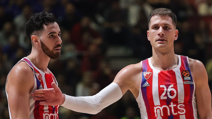 Luka Vildoza i Nemanja Nedović protiv Žalgirisa (Foto: Starsport)=