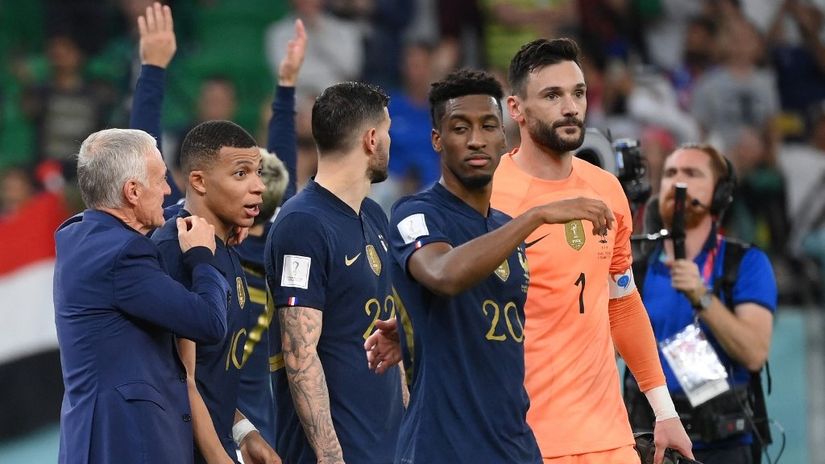 Fudbaleri i selektor Francuske (Reuters)