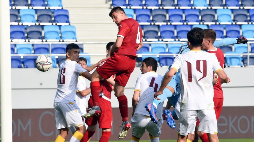 Pogodak protiv Jermenije u dresu mlade reprezentacije (© MN Press)