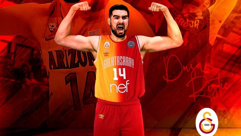 Dušan Ristić (Screenshot - twitter.com/GSBasketbol)