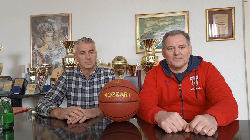 Marko Ivanović i Dejan Džoli Mijatović (©Mozzart Sport)