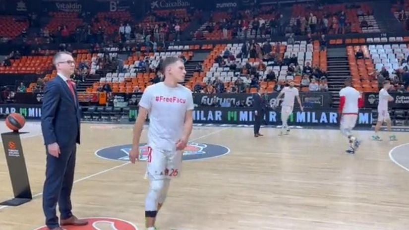 Košarkaši Zvezde poslali poruku pred utakmicu sa Valensijom: Free Facu