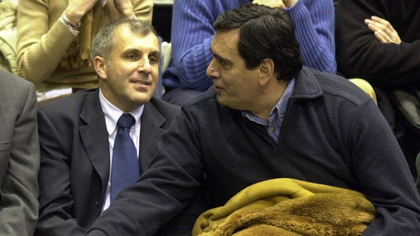 Željko Obradović i Vlade Đurović (© MN Press)