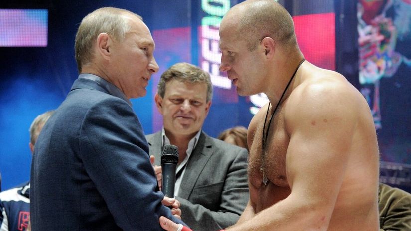 Putin i Fjodor (© AFP)