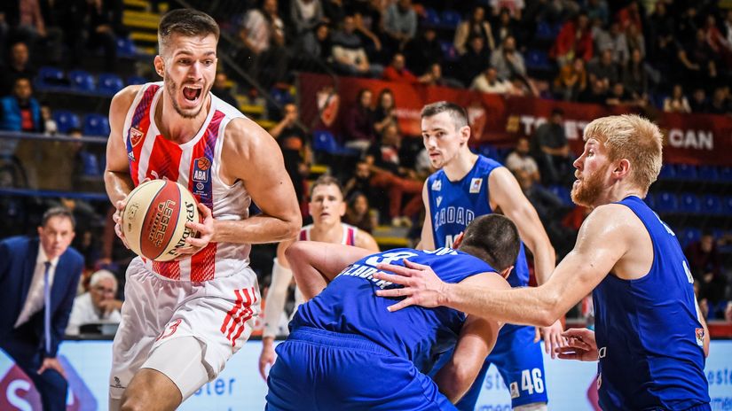 Filip Petrušev protiv Zadra (Foto: ABA League/Dragana Stjepanović)