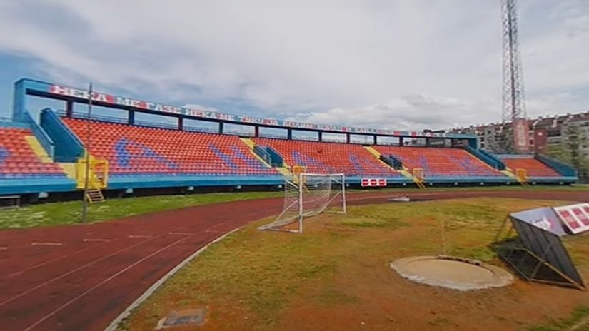Stadion Borca (©YouTube/DRON PRO DRIVER