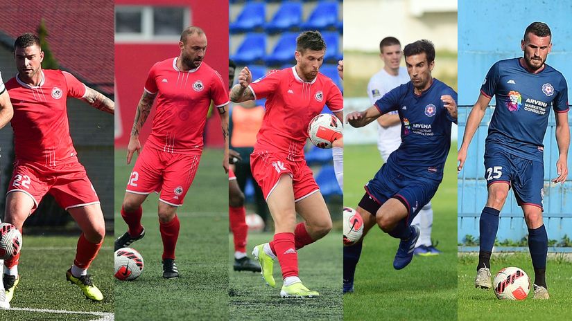 Uroš Ćosić, Marko Blažić, Alen Stevanović, Nikola Gulan i Rajko Brežančić (©Star sport)
