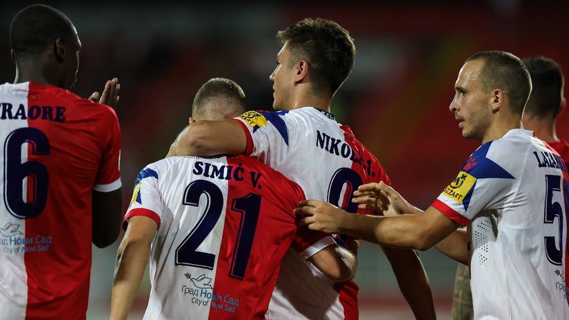 Lazarević, Nikolić, Simić i Traore (© Star sport)
