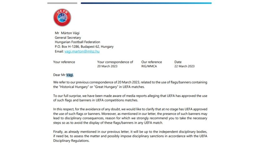 UEFA pisala Mađarima, u Nionu tvrde da su iznenađeni, prete kaznama