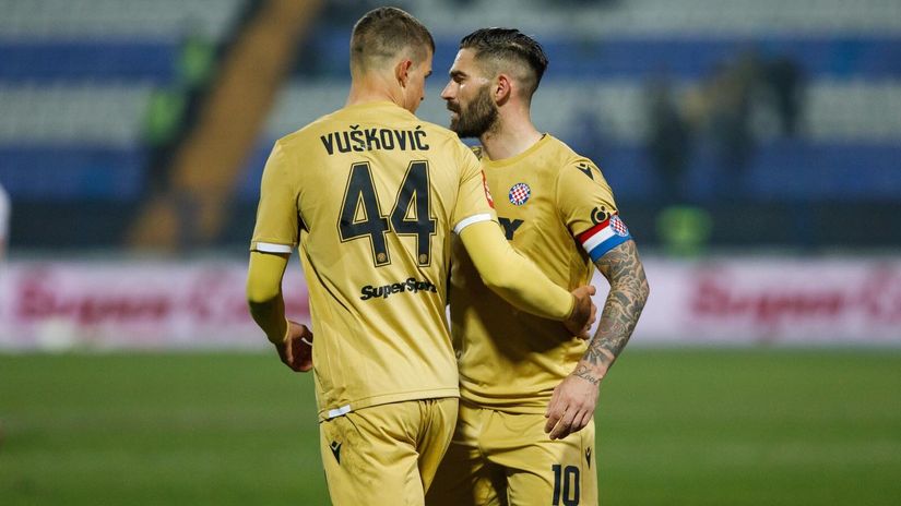Luka Vušković i Marko Livaja (©HNK Hajduk.hr)