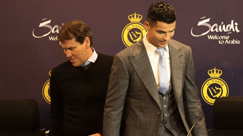 Rudi Garsija i Kristijano Ronaldo (©Reuters)