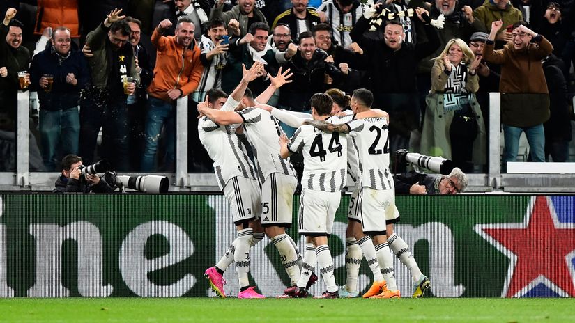 Slavlje Juventusovih fudbalera (©Reuters)