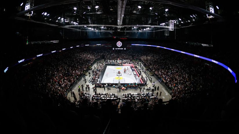 Štark arena pred utakmicu Partizan Mozzart Beta (©Star Sport)