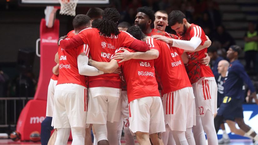 Košarkaši Crvene zvezde (Foto: MN Press)