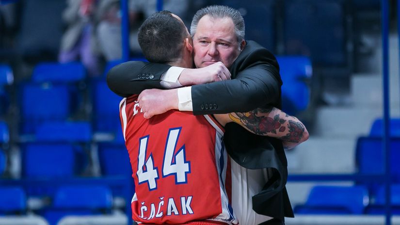 Dejan Mijatović i Uroš Čarapić (©ABA liga – Budućnost / Filip Roganović)