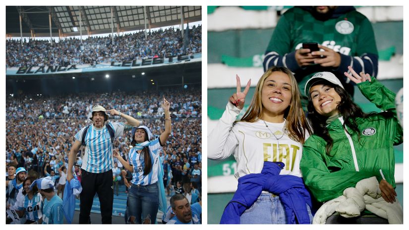 Navijači Rasinga i Palmeirasa (©Reuters)