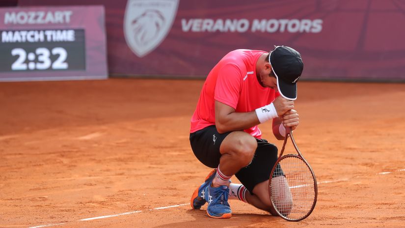 Dušan Lajović nakon osvajanja Srpska Opena (foto: Star Sport)